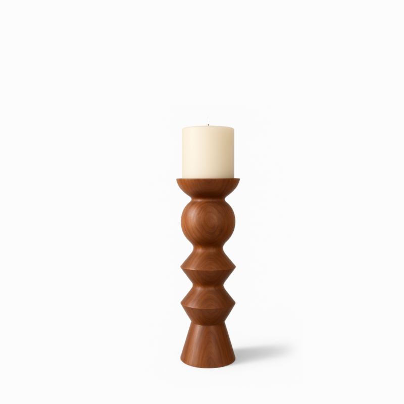 Bougeoir sculpté Luma